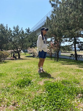 「Reebok(リーボック)のアイテム」を使った、yunnnnnminさん(レディース・154cm)の秋コーディネート