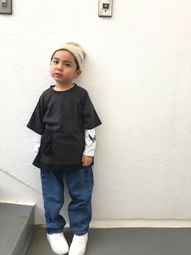 「スラッシャー」｜kino358さん（キッズ・110cm）の秋コーディネート