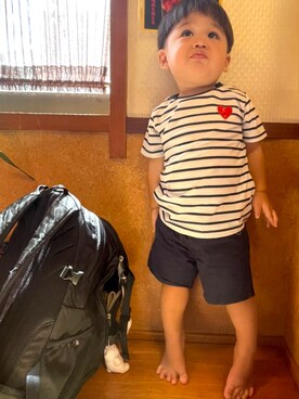 「一歳」｜sakuさん（キッズ・90cm）の夏コーディネート