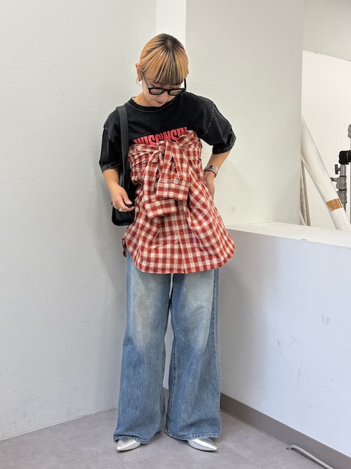 【UNISEX】ポコポコチェックシャツ
