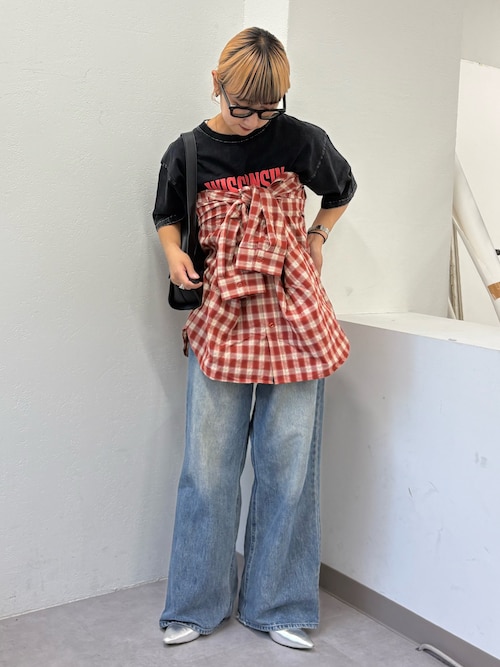 【UNISEX】ポコポコチェックシャツ