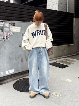 「アイテム（トップス）」を使った、ayakaさん（レディース・158cm）の秋コーディネート