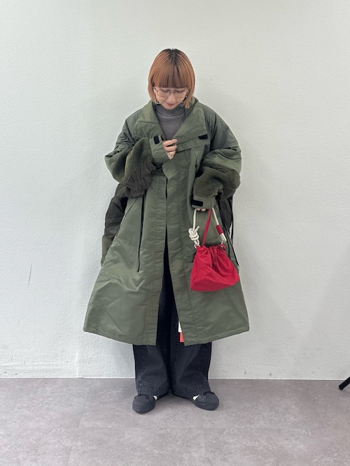 チャオパニックモッズコート　モンスターコート セール】《2サイズ展開》【etsinta/エシンタ】モンスター中綿オーバー