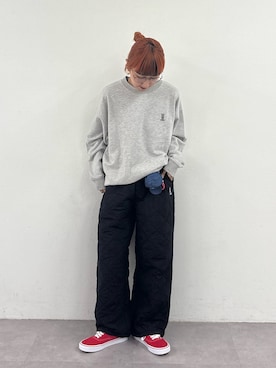 「アイテム（キーケース/キーアクセサリー）」を使った、ayakaさん（レディース・158cm）の秋コーディネート