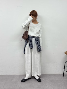 「アイテム（ハンドバッグ）」を使った、ayakaさん（レディース・158cm）の秋コーディネート