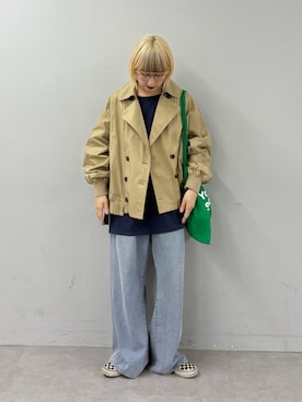 「SEADAM（シーダム）のアイテム」を使った、ayakaさん（レディース・158cm）の春コーディネート