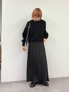 「アイテム（スカート）」を使った、ayakaさん（レディース・158cm）の秋コーディネート