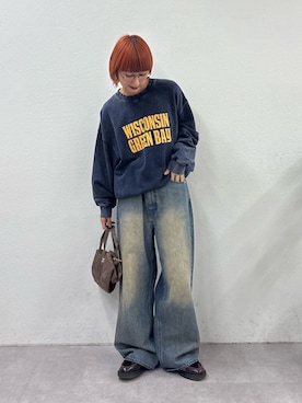 「アイテム（トートバッグ）」を使った、ayakaさん（レディース・158cm・20代）の秋コーディネート