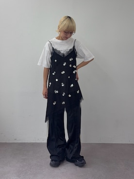 「etsinta（エシンタ）のアイテム」を使った、ayakaさん（レディース・158cm）の夏コーディネート