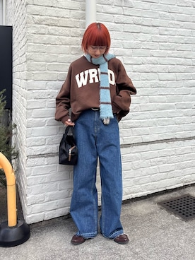 「アイテム（トートバッグ）」を使った、ayakaさん（レディース・158cm・20代）の秋コーディネート