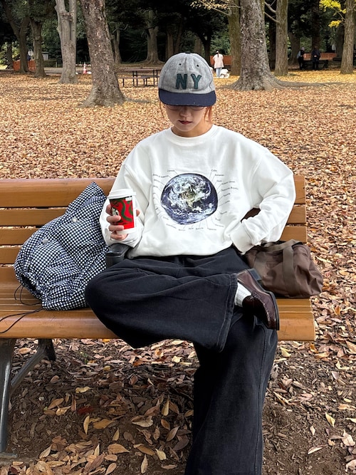 セール】【UNISEX】MOON/EARTHスウェット（スウェット）｜CIAOPANIC