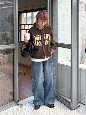 「アイテム（パンツ）」を使った、ayakaさん（レディース・158cm・20代）の冬コーディネート