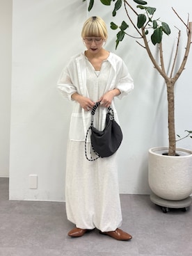 「CIAOPANIC TYPY（チャオパニックティピー）のアイテム（ワンピース/ドレス）」を使った、ayakaさん（レディース・158cm）の春コーディネート