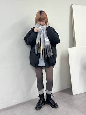 「アイテム（マフラー）」を使った、ayakaさん（レディース・158cm・20代）の冬コーディネート
