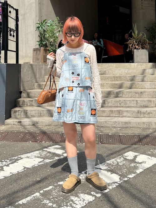 セール】【HELLO.SANFRANCISCO】indiaオリジナル刺繍サテン