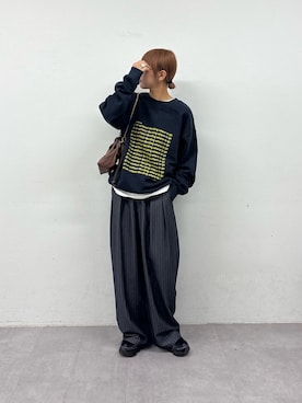 「アイテム（ハンドバッグ）」を使った、ayakaさん（レディース・158cm）の秋コーディネート