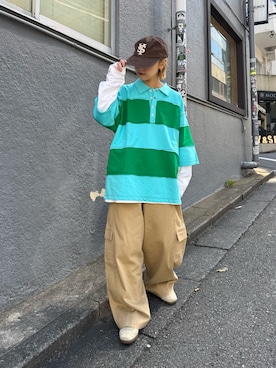 「SOUNDSGOOOOD（サウンズグッド）のアイテム」を使った、ayakaさん（レディース・158cm）の春コーディネート