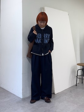 「アイテム（スラックス）」を使った、ayakaさん（レディース・158cm・20代）の秋コーディネート