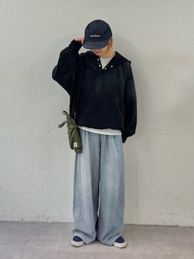 「PENNEYS（ぺニーズ）のアイテム」を使った、ayakaさん（レディース・158cm）の春コーディネート