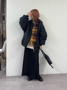 「アイテム（スウェット）」を使った、ayakaさん（レディース・158cm）の秋コーディネート