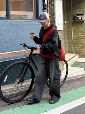 「CIAOPANIC TYPY（チャオパニックティピー）のアイテム」を使った、ayakaさん（レディース・158cm）の冬コーディネート