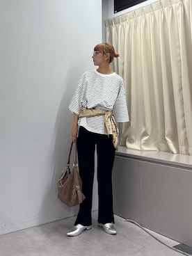 「アイテム（財布/小物）」を使った、ayakaさん（レディース・158cm）の秋コーディネート