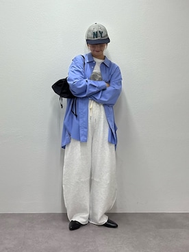 「アイテム（スウェットパンツ）」を使った、ayakaさん（レディース・158cm・20代）の秋コーディネート