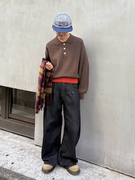 「アイテム（マフラー）」を使った、ayakaさん（レディース・158cm・20代）の秋コーディネート