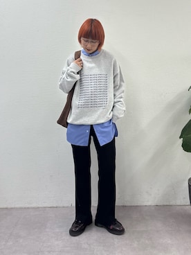 「アイテム（トートバッグ）」を使った、ayakaさん（レディース・158cm）の秋コーディネート