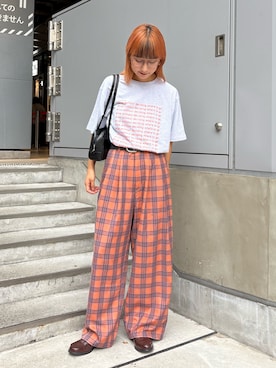 「アイテム（パンツ）」を使った、ayakaさん（レディース・158cm）の秋コーディネート