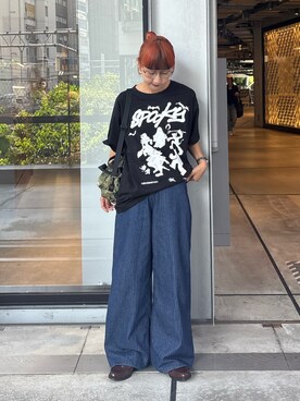 「ODD STUDIO（オッドスタジオ）のアイテム」を使った、ayakaさん（レディース・158cm）の秋コーディネート