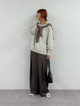「アイテム（トップス）」を使った、ayakaさん（レディース・158cm・20代）の秋コーディネート