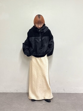 「CIAOPANIC TYPY（チャオパニックティピー）のアイテム（ダウンジャケット/コート）」を使った、ayakaさん（レディース・158cm）の秋コーディネート