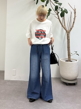 「CIAOPANIC TYPY（チャオパニックティピー）のアイテム（シューズ）」を使った、ayakaさん（レディース・158cm）の春コーディネート