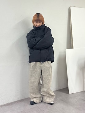 「アイテム（ダウンジャケット/コート）」を使った、ayakaさん（レディース・158cm・20代）の冬コーディネート