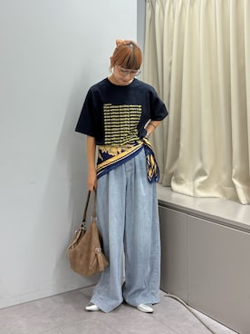 「アイテム（財布/小物）」を使った、ayakaさん（レディース・158cm）の秋コーディネート