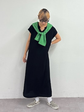 「アイテム（ワンピース/ドレス）」を使った、ayakaさん（レディース・158cm）の夏コーディネート