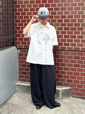 「CIAOPANIC TYPY（チャオパニックティピー）のアイテム（スラックス）」を使った、ayakaさん（レディース・158cm）の春コーディネート