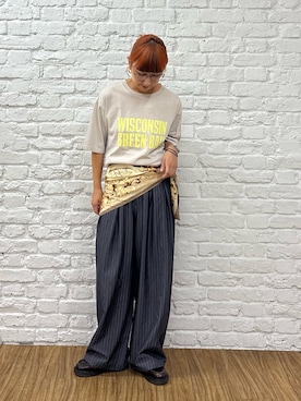 「アイテム（バンダナ/スカーフ）」を使った、ayakaさん（レディース・158cm・20代）の夏コーディネート