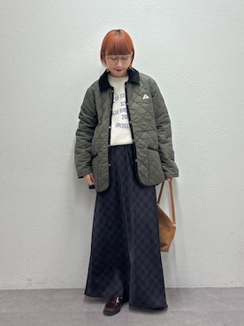 「アイテム（ハンドバッグ）」を使った、ayakaさん（レディース・158cm）の秋コーディネート