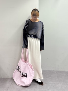 「アイテム（トートバッグ）」を使った、ayakaさん（レディース・158cm・20代）の秋コーディネート