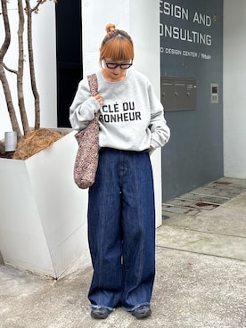 「アイテム（スウェット）」を使った、ayakaさん（レディース・158cm・20代）の秋コーディネート