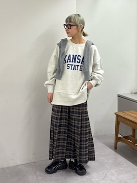「アイテム（トップス）」を使った、ayakaさん（レディース・158cm・20代）の秋コーディネート