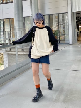 「アイテム（バックパック/リュック）」を使った、ayakaさん（レディース・158cm）の夏コーディネート
