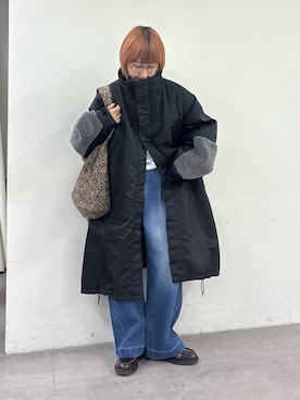 「etsinta（エシンタ）のアイテム」を使った、ayakaさん（レディース・158cm）の冬コーディネート