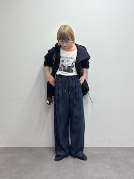 「アイテム（マウンテンパーカー）」を使った、ayakaさん（レディース・158cm）の冬コーディネート