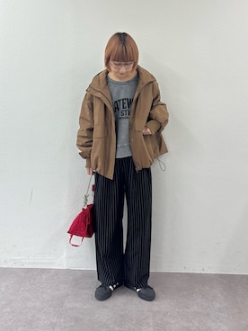 「アイテム（スウェット）」を使った、ayakaさん（レディース・158cm）の秋コーディネート