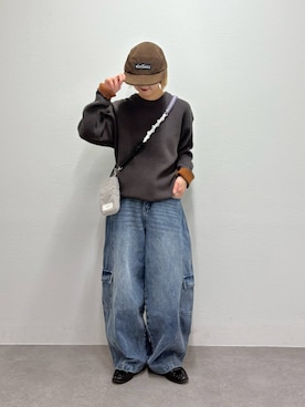 「CIAOPANIC TYPY（チャオパニックティピー）のアイテム（パンツ）」を使った、ayakaさん（レディース・158cm）の春コーディネート