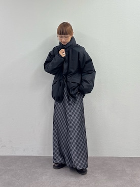 「アイテム（ダウンジャケット/コート）」を使った、ayakaさん（レディース・158cm・20代）の秋コーディネート