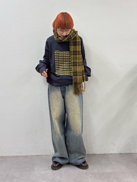 「アイテム（スウェット）」を使った、ayakaさん（レディース・158cm・20代）の秋コーディネート